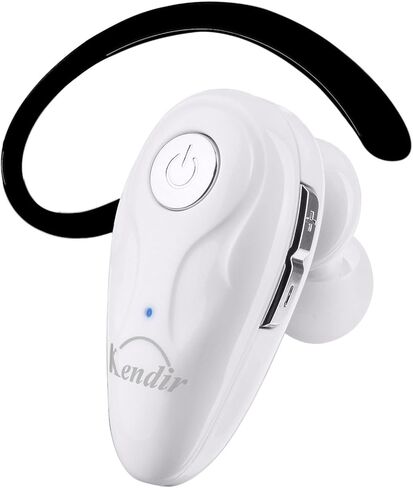 Kendir Bluetooth Headset, V5.0 Ultralight Wireless Headphone Cell Phone Earpiece with Mic Headsetcase,Volume Control, Handsfree Earbud,Compatible with Android/iPhone/Smartphones/Laptop in Kuwait