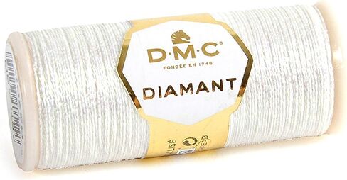 DMC Diamant Metallic Thread 38.2yd-Light Silver in Saudi Arabia