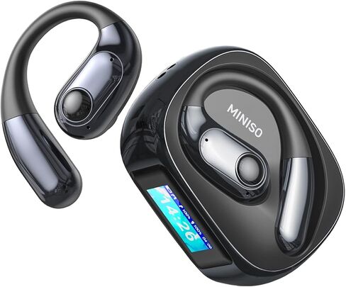 MINISO MS193 AI Translation Earbuds Real Time OWS Wireless Bluetooth Earphones 135 Language Translator Earbuds Open Ear translating Headphones fit iOS & Android for Travel Business Learning in Saudi Arabia