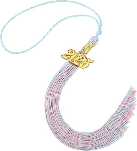 2024 Graduation Tassel Cord Ceremony Academic Gold Doctoral Two Colors Small Polyester Party with Pack Mini Black Student Doctor Red (Black) in Kuwait