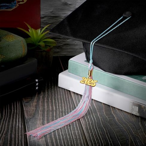 2024 Graduation Tassel Cord Ceremony Academic Gold Doctoral Two Colors Small Polyester Party with Pack Mini Black Student Doctor Red (Black) in Kuwait