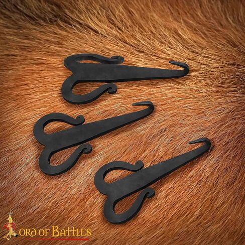 Celtic Hand Forged Belt Hook/Buckle – Iron Celtic Hook Medieval Buckle for Belt – Medieval Viking Celtic Belt Hook Historical Recreation - LARP, SCA in Saudi Arabia