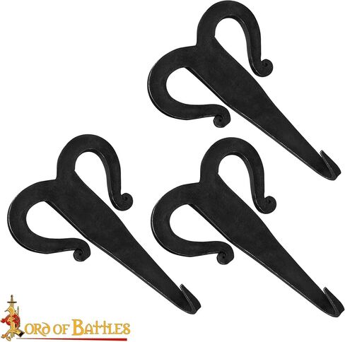 Celtic Hand Forged Belt Hook/Buckle – Iron Celtic Hook Medieval Buckle for Belt – Medieval Viking Celtic Belt Hook Historical Recreation - LARP, SCA in Saudi Arabia