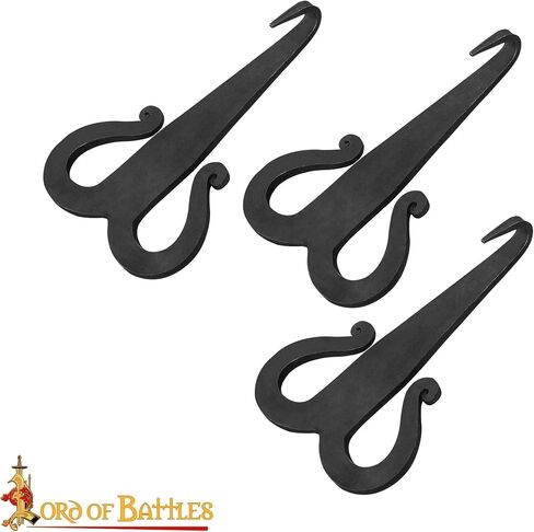 Celtic Hand Forged Belt Hook/Buckle – Iron Celtic Hook Medieval Buckle for Belt – Medieval Viking Celtic Belt Hook Historical Recreation - LARP, SCA in Saudi Arabia