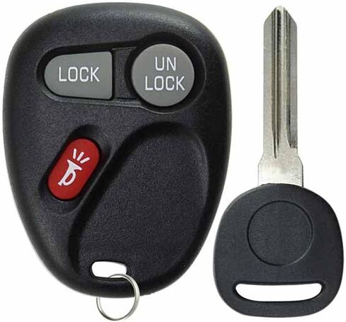 مفتاح سيارة ريموت من KeylessOption بدون مفتاح ومفتاح بديل لـ 15732803 (عبوة من 2) in Kuwait