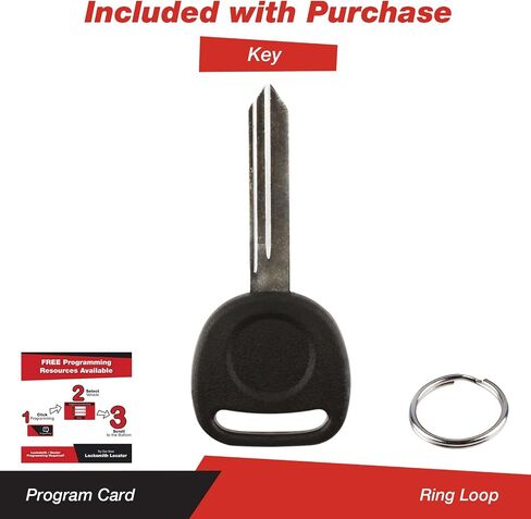 مفتاح سيارة ريموت من KeylessOption بدون مفتاح ومفتاح بديل لـ 15732803 (عبوة من 2) in Kuwait
