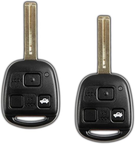 KeylessOption دخول بدون مفتاح عن بعد فوب غير مقطوع مفتاح الإشعال الرئيسي للسيارة ES330 LS430 SC430، HYQ12BBT in Kuwait