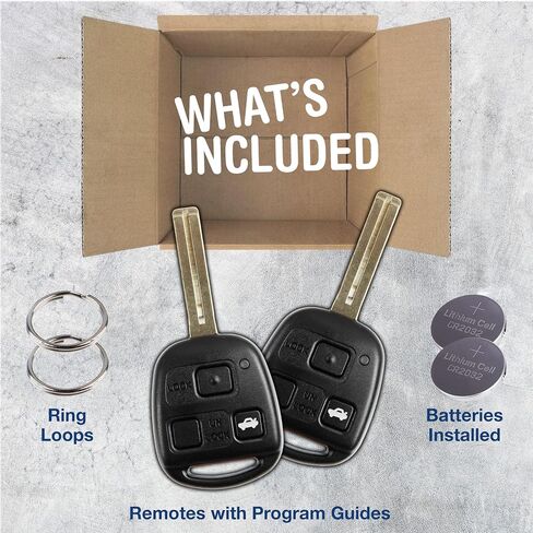 KeylessOption دخول بدون مفتاح عن بعد فوب غير مقطوع مفتاح الإشعال الرئيسي للسيارة ES330 LS430 SC430، HYQ12BBT in Kuwait