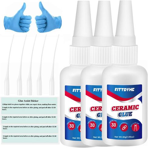Super Glue Clear 30 g(1.06 oz.), Strong Fast Drying Waterproof Liquid Adhesive for Plastic, Metal, Wood, Rubber, Ceramic, Leather Repair,Rhinestone Jewelry, DIY Crafts in Saudi Arabia