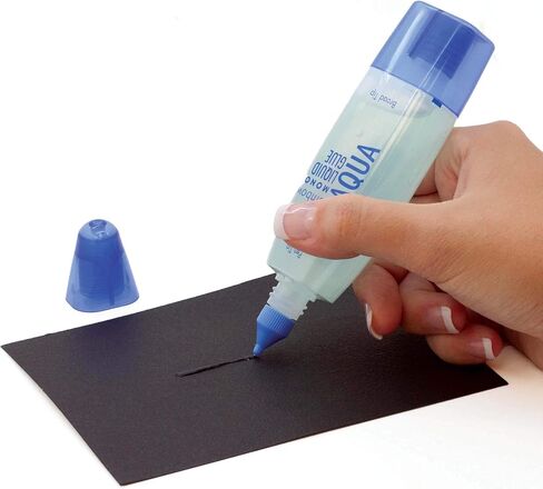 Tombow 52180 Mono Aqua Liquid Glue ، 1.69 أونصة ، حزمة واحدة. موزع نصيحة مزدوج لدقة لتغطية التغطية الكاملة التي تجف واضحا in Kuwait
