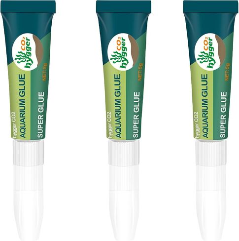 Aquarium Glue, Clear Coral Glue for Plants, Rocks, Moss, Coral, Stone, Wood - Quick Drying, Fish Safe, Freshwater & Saltwater Aquascaping - 5g (2PCS) in Saudi Arabia