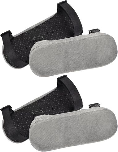 PATIKIL Office Chair Arm Pads, 4 pcs Office Chair Arm Cover Soft Office Chair Armrest Pads Memory Foam Cotton Removable Washable for Desk Computer Gaming, Purple in Kuwait