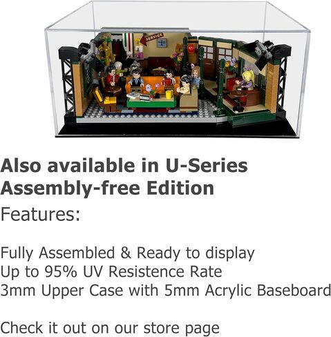 Acrylic Display Case Compatible for Lego The Office #21336, Dustproof Display Case (Case Only) (Lego Sets are NOT Included) in Kuwait