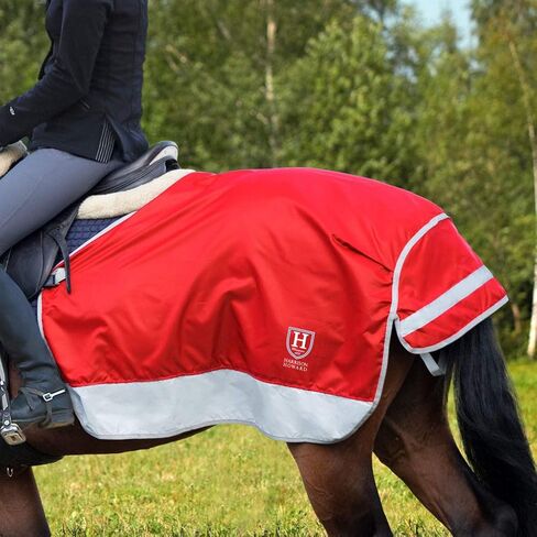 Harrison Howard FocalMax Quarter Horse Exercise Sheet Horse Competition Rug Hi-Vis Reflective Superb Night Safety with Tail Flap in Saudi Arabia