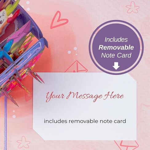 Paper Love 3D Pop Up Mothers Day Card ، أفضل أمي على الإطلاق ، من أجل أمي ، زوجة - 5 "× 7" - تشمل الظرف وعلامة الملاحظة in Kuwait