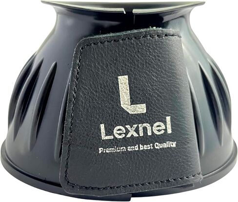 Rubber Horse Bell Boots – Durable Overreach Protection & Secure Hook-and-Loop Closure (L-Purple) in Saudi Arabia