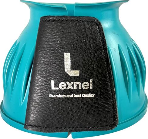 Rubber Horse Bell Boots – Durable Overreach Protection & Secure Hook-and-Loop Closure (L-Purple) in Saudi Arabia