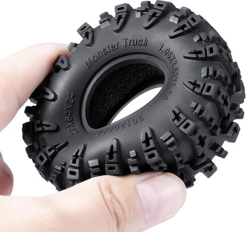 1.1 إطارات 64 مم مطاط ناعم 1.1 إطارات الزاحف إطارات الطين 4pcs ل 1/18 ترقيات RC Crawler Car Trx4m in Kuwait