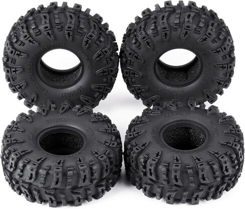 1.1 إطارات 64 مم مطاط ناعم 1.1 إطارات الزاحف إطارات الطين 4pcs ل 1/18 ترقيات RC Crawler Car Trx4m in Kuwait
