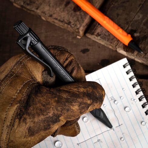 Rite in the Rain Weatherproof Durable Orange Clicker Pen - Black Ink (No. OR11) in Saudi Arabia
