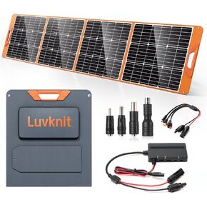 الألواح الشمسية 100watt محمولة 24 ٪ شاحن شمسي عالي الكفاءة 18V قابلة للطي مع مخرجات USB لمحطات الطاقة والهواتف و IP65 مثالية للماء للتخييم ، RVING ، النسخ الاحتياطي المنزلي وانقطاع التيار الكهربائي خارج الشبكة
