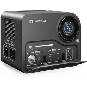 ACACIA 92.16Wh Portable Power Station 25600mAh Camping Solar Generator,Lithium Battery Power with 100W AC,DC,USB QC3.0,PD 3.0,LED Flashlight Solar Power Bank for Home,Camping Emergency, Black