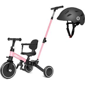 دراجة XJD Toddler ، 6 في 1 دراجة ثلاثية الأبعاد للطفل لمدة 1-4 سنوات XJD خوذة الخوذة خوذة دراجة الأطفال متعددة القابلة للتعديل
