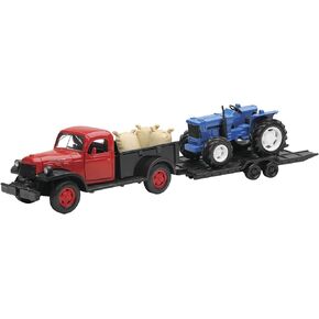 ألعاب الأشعة الجديدة SS-54296B 1-32 1946 Dodge Power Wagon مع جرار المزرعة