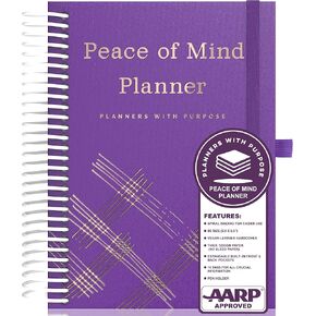 End of Life Planner - Guided Final Arrangements When I'm Gone Workbook Organizer Notebook for Beneficiary Info, Will Preparation, Last Wishes, Funeral Planning - Peace of Mind B5