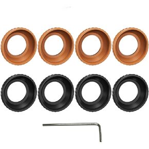 8pcs محرك يغطي أغطية متوافقة مع DJI Avata 2 ، حماية محرك الشفرة المروحة تغطي إكسسوارات طائرة بدون مقاومة للماء الغبار