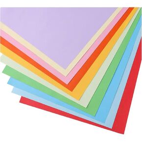 10 Colors Copy Print Paper 8.5X11 Inches,100 Sheets Rainbow A4 Printer Paper 70GSM Colored Origami Paper for Cutting DIY Kids Art Craft