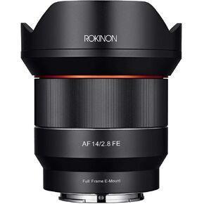 Rokinon 14mm F2.8 Full Frame Auto Focus Lens for Sony E-Mount, Black (IO14AF-E)