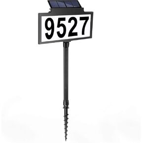 لايدرل عنوان شمسي العناوين الشمسية رقم منزل ل LED الخارجي LED إضاءة العنوان في الهواء الطلق لوحة مضادة للماء مضاءة لشارع Home Yard Street