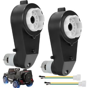 2PCS 24V 40000RPM Kids Ride On Car Gearbox Most 24V RS550 40000RPM محرك محرك مطابق لركوب الأطفال