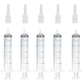 DTF Printer Cleaning Kits for All Dtf Printer,DTG Pritner,Uv Printer dtf Syringe Tips Specially Designed to Closely Connected to The Ink Damper.(10ML*5PCS)