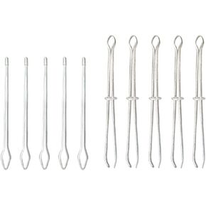 10 PCS Rope Threader Clip ، ملاقط الخيوط المعدنية ، أداة Threader ، أداة Sewing Tweezer لاستبدال ملحقات الخياطة الرباطية