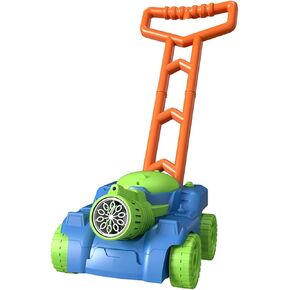 Bubble Lawn Mower for Toddlers, Kids Bubble Machine, Bubble Blower Maker, Summer Outdoor Push Gardening Toys for Kids Age 1 2 3, Birthday Gifts for Preschool Baby Boys Girls (Blue)