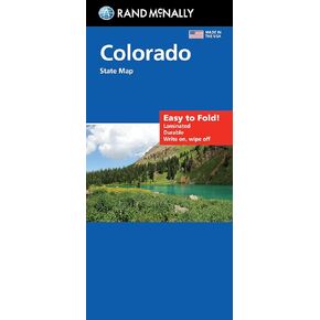 Rand McNally Easy to Fold: Colorado State Laminated Map