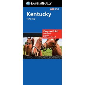 Rand McNally Easy to Fold: Kentucky State Laminated Map