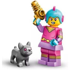 سلسلة Minifigures 26 Retro Space Heroine 71046 ، تم الحصول عليها