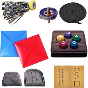 Gonggi Game Set Gonggi Folk Korean Traditional Games Jebi chagi, Gong-gi, Biseokchigi, Paeng-y, Family Party Game
