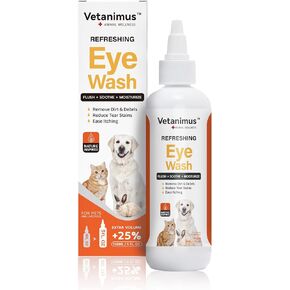 Dog Eye Drops 150ml/5 fl.oz Eye Wash for Dogs, Cats and Livestock Flush Soothe and Moisturize Reduces Tear Staining