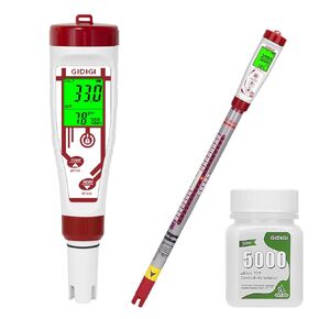 Digital Salt Tester Kit for Saltwater Fish，Digital Pool Salt Tester with Long Probe