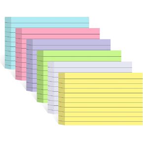 240 Count Colored Index Cards 3x5 Inch Flash Cards Flashcards Heavy Wight Note Cards for Studying School College Office Supplies