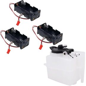 RC Fuel Fuel Tank Spare 75cc & 02070 4 Cell AA بطارية حاوية الحاوية مربع الحزمة JST قابس JST