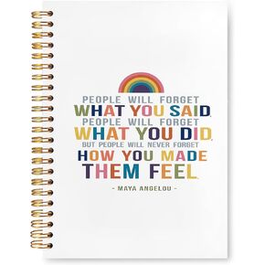 VIIJJUE Mental Health Journal, Speech Therapy SLP Gifts, Everyone Deserves a Voice Speech Language Pathologist Therapy Journal for Mental Health, Hardcover Spiral Notebook 5.5x8.3 Inch