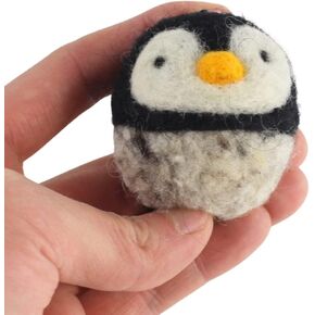 مجموعة Woolbuddy Eeedle Counting Kit للمبتدئين البالغين ، و Penguin Sean Animal Project ، تشمل الإمدادات والإبر والتعليمات الواضحة للحرف الإبداعية