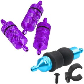 RC Aluminium Nitro Fuel Filter & 1/8 1/10 RC CAR Manual Oil Pump