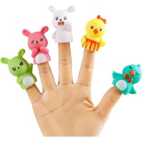 ألعاب Foimas Easter Finger Puppets ، 5 مساءً ألعاب Prunny Chick Finger Puppet للأطفال