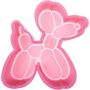 (300 تصميم اختياري) Mubyok M473 Ballon Dog Silicone Mould Mould for Baking Rooma Beads Car Supplies Supplies